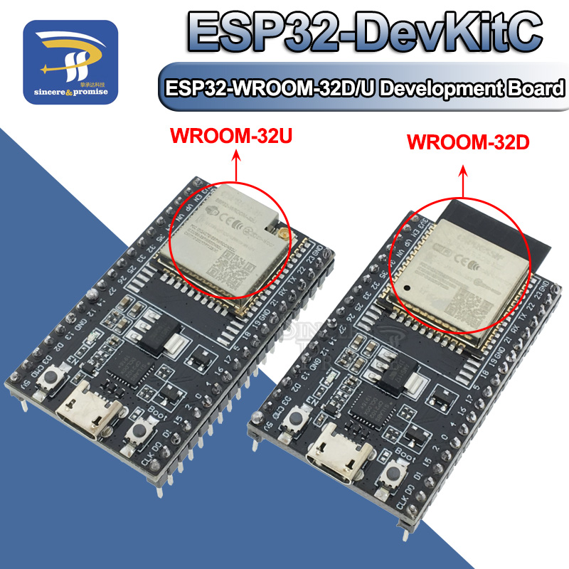 Nodemcuv2 - ESP32-DevKitC Inti Papan ESP32 Papan Pengembangan