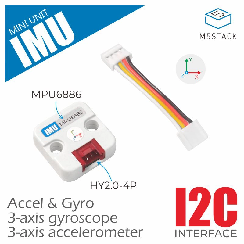 M5Stack - M5Stack Unit IMU 6 Sumbu Resmi