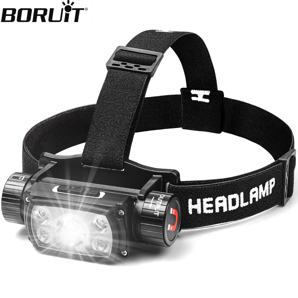 Lolin D32 - BORUiT XHP50 lampu depan LED, 2000LM
