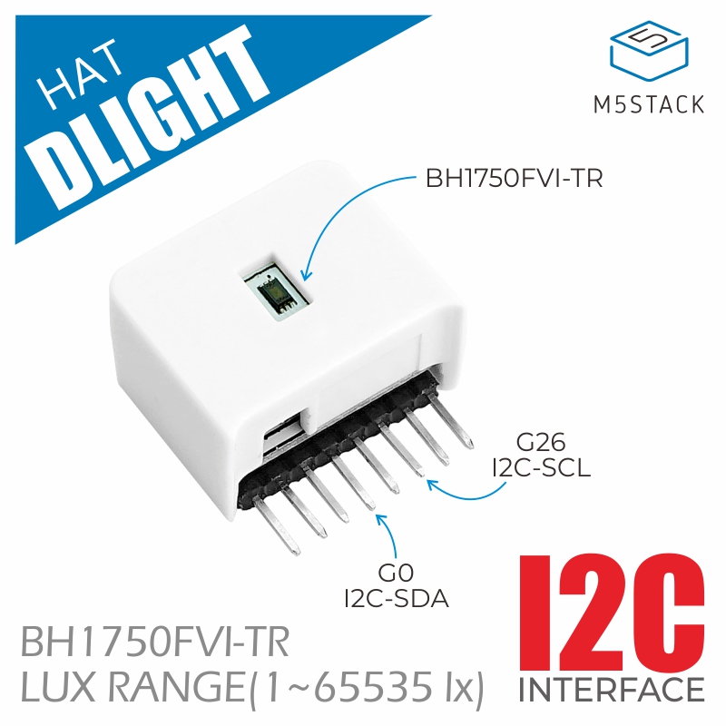 M5Stickc - Topi M5StickC-Sensor Cahaya Sekitar