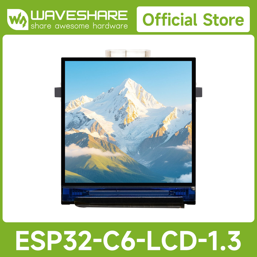 Waveshare Esp32 - Waveshare ESP32-C6 Papan Pengembangan Layar LCD