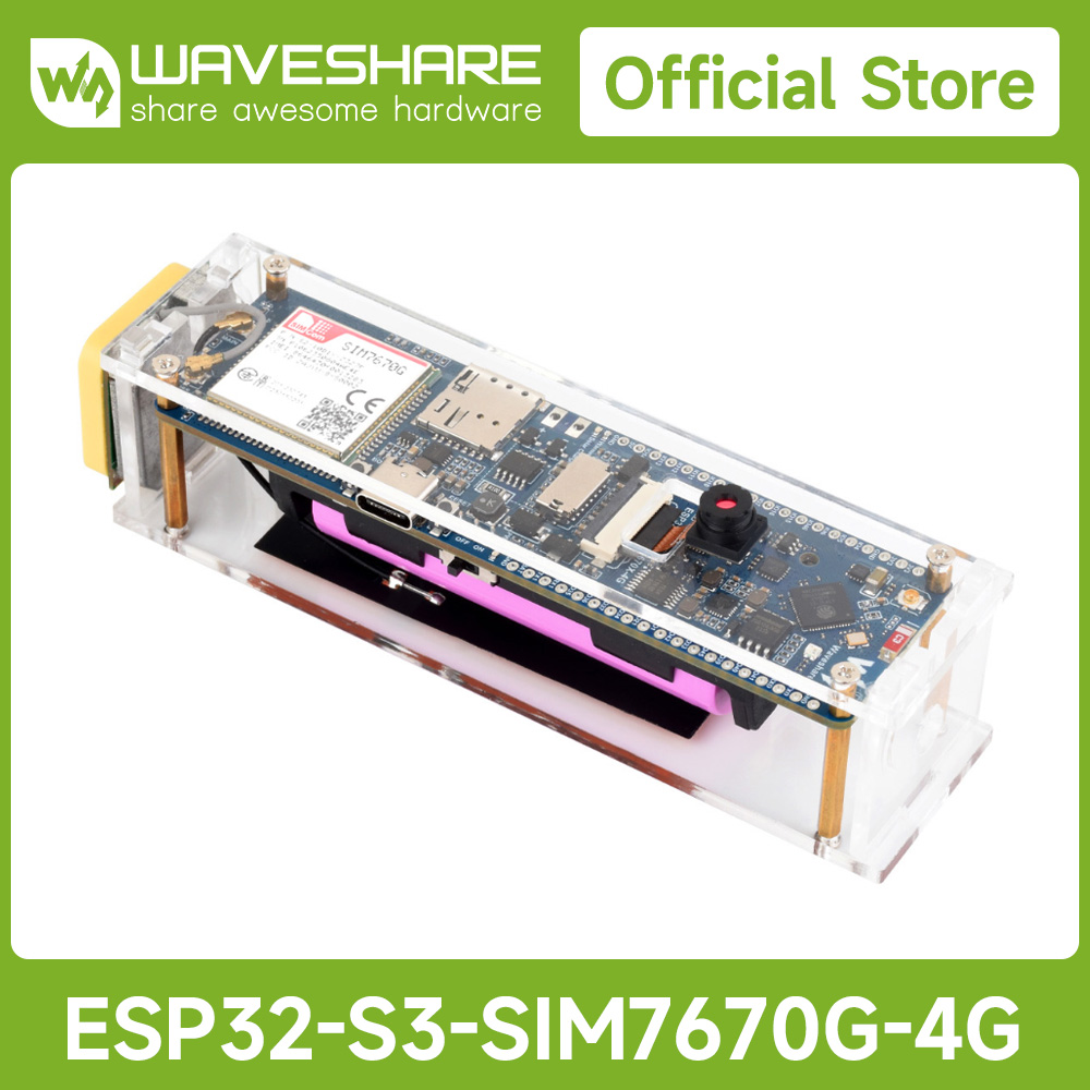 Lolin S3 - Waveshare ESP32-S3 SIM7670G 4G Papan Pengembangan,