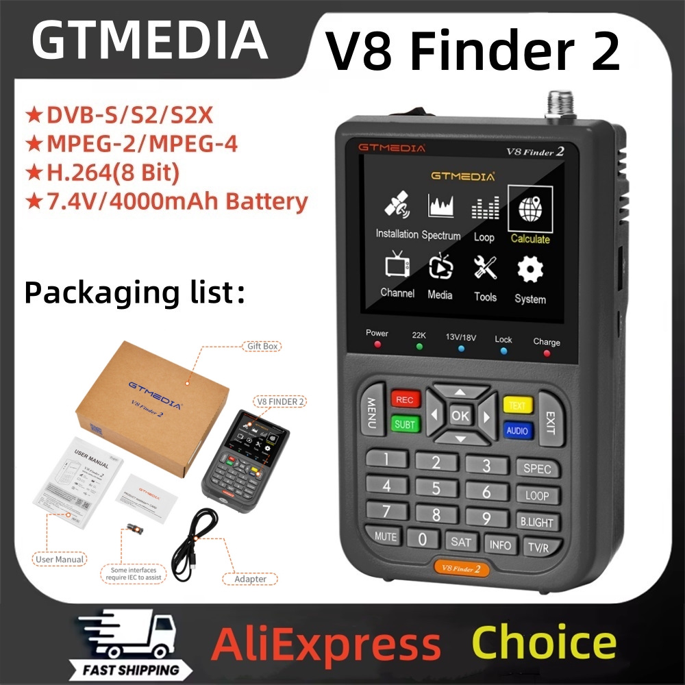 Devkitc - GTMEDIA V8 Finder 2 DVB-S/S2/S2X Alat