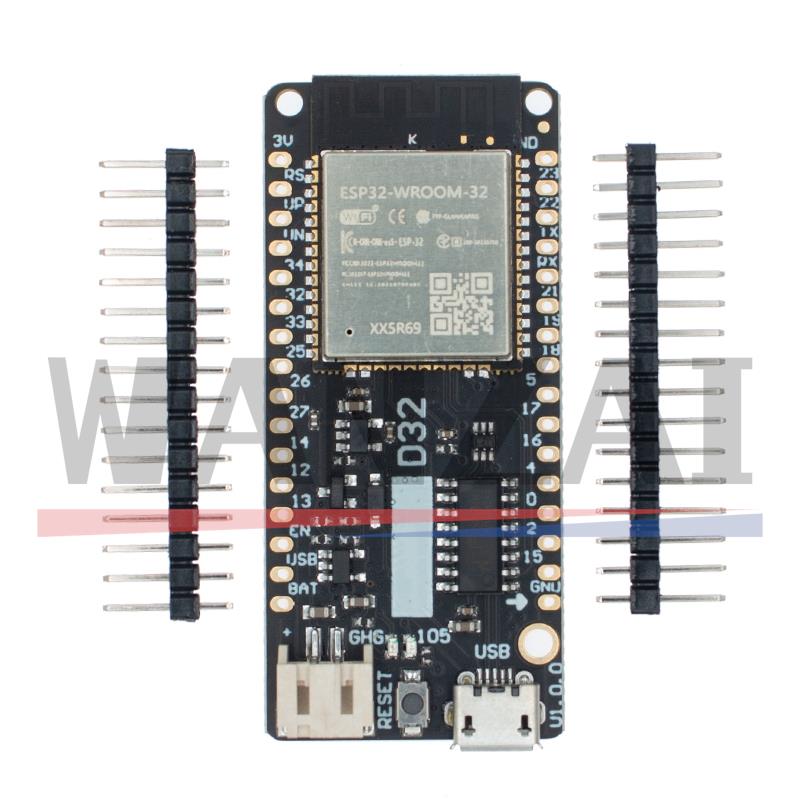 Lolin D32 - LOLIN D32 v300-wifi + papan bluetooth
