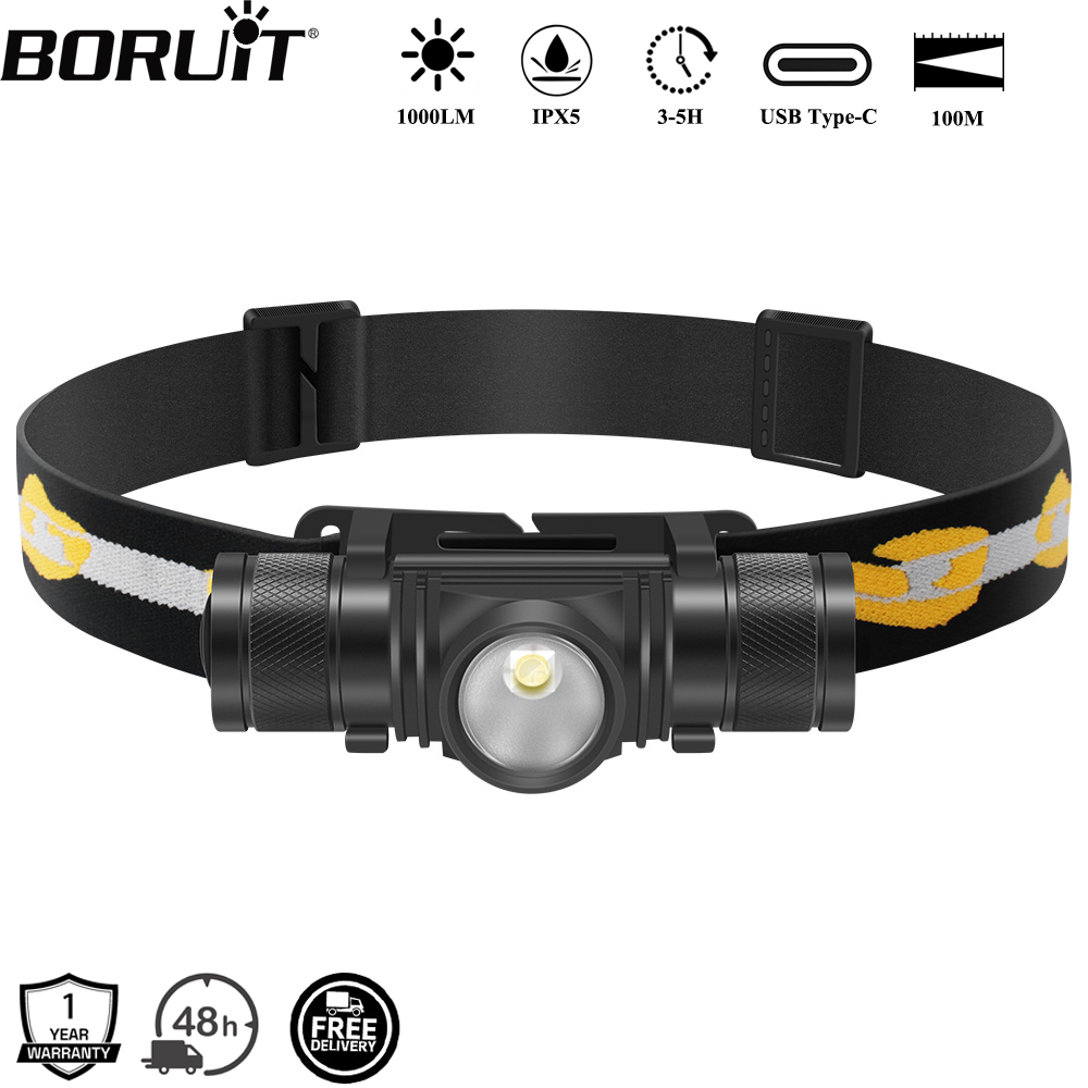 Lolin D32 - BORUiT D10 1000LM Lampu Depan LED