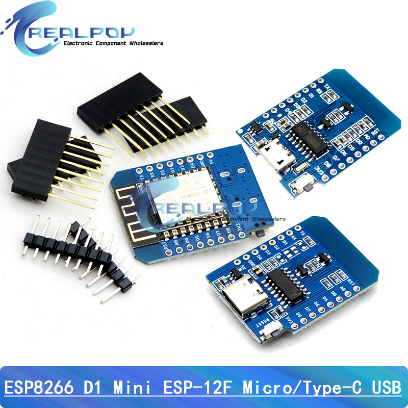 Nodemcuv2 - D1 TYPE-C Mini/MICRO ESP8266 ESP-12F CH340G