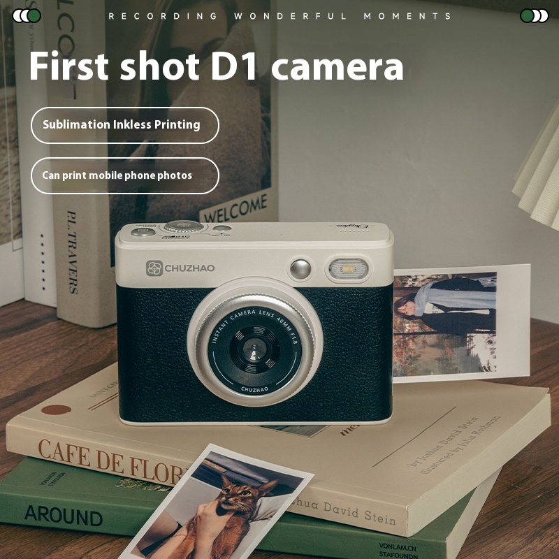 D1 Mini Pro - Kamera Instan D1 Pro HD Mini,