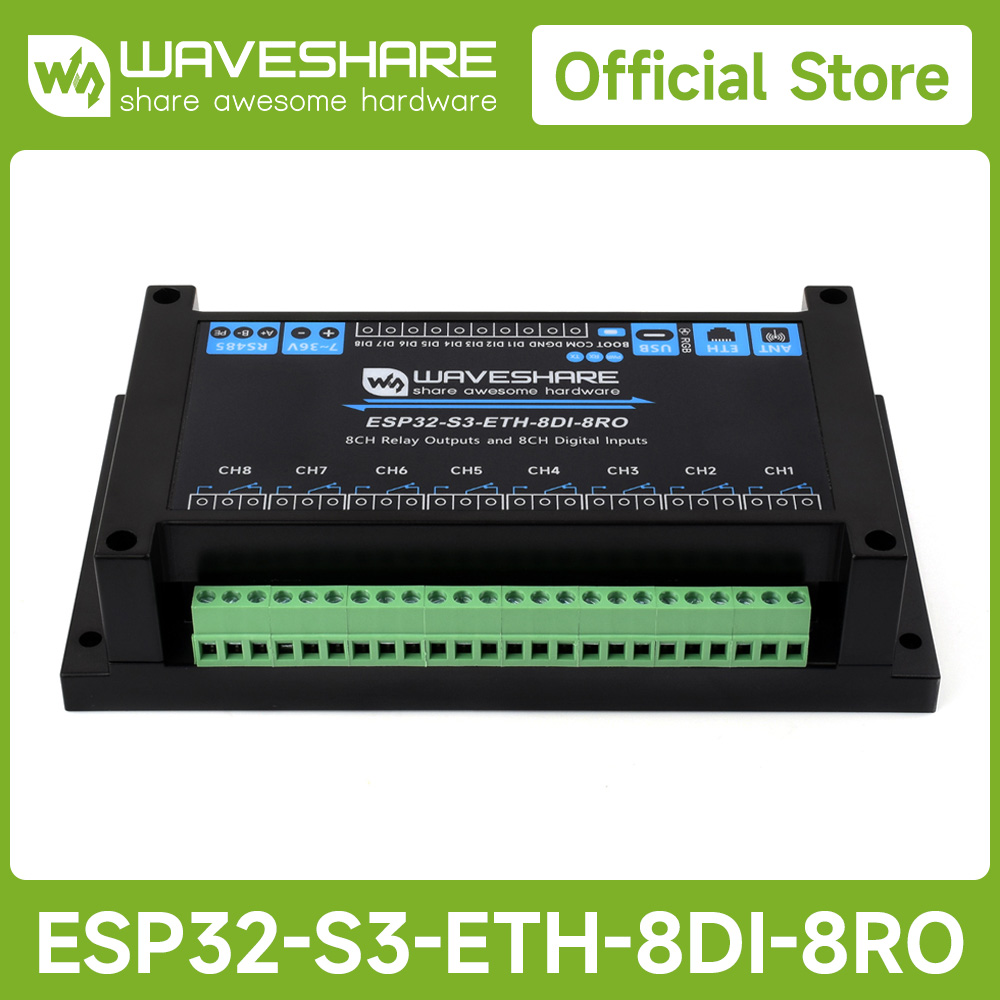 Waveshare Industri 8-Channel E - Doit Esp32 ulasan dan harga