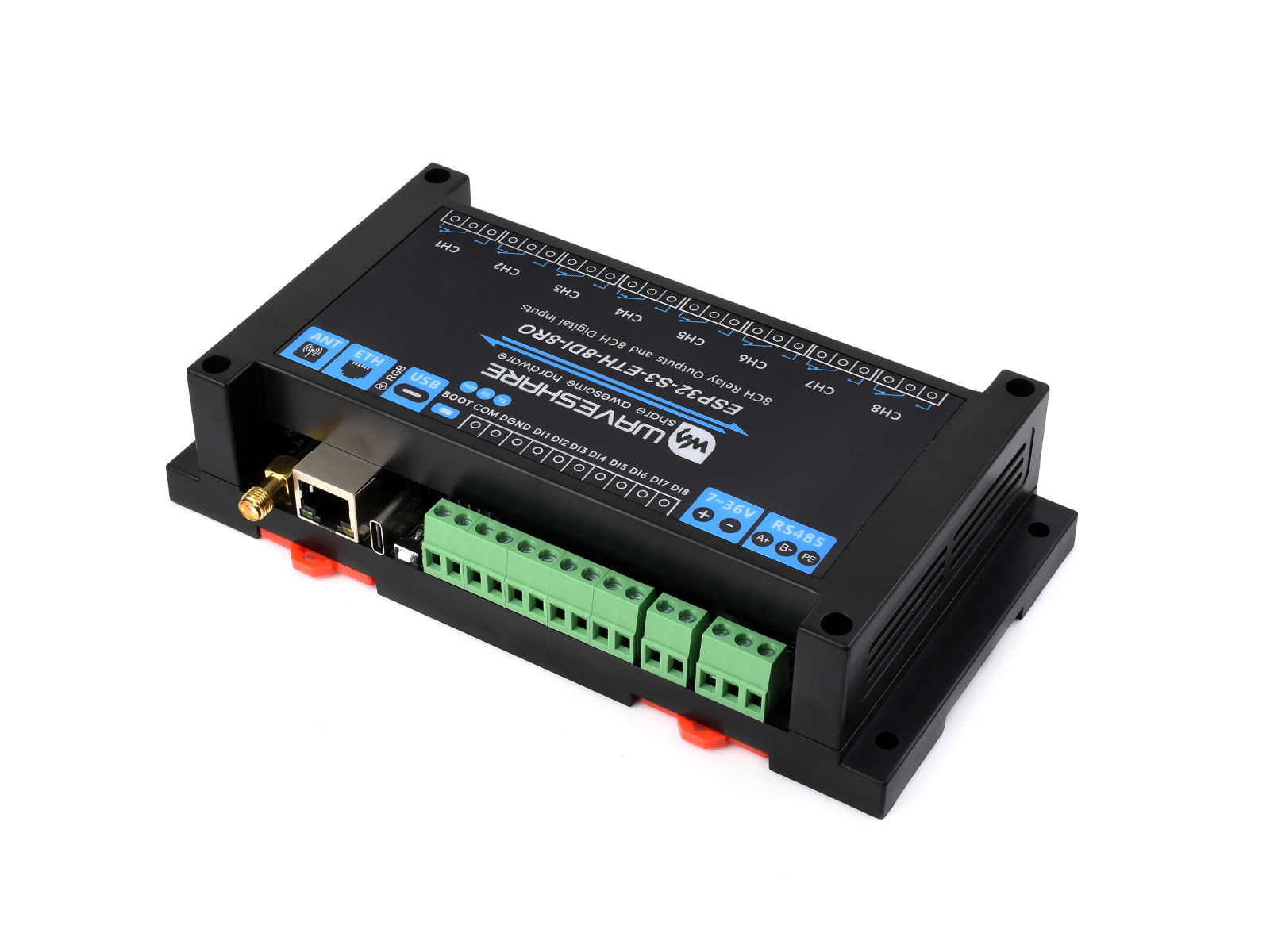 Waveshare Industri 8-Channel E - Doit Esp32 ulasan dan harga