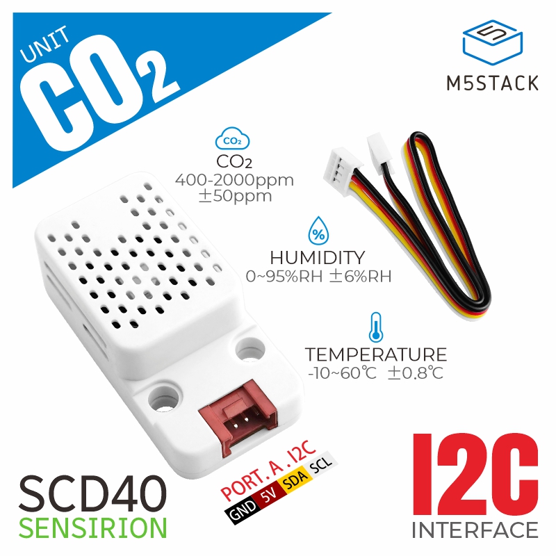 Unit CO2 M5Stack dengan Sensor - M5Stack ulasan dan harga