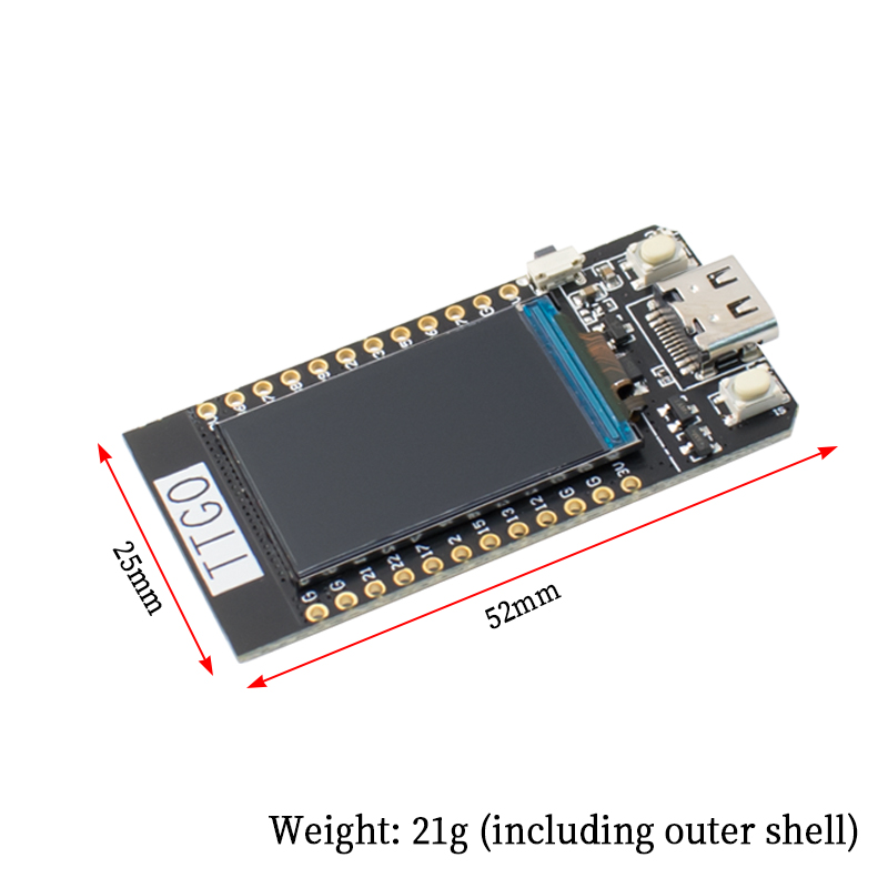 TTGO T-Tampilan ESP32 WiFi E B - Ttgo Tdisplay ulasan dan harga