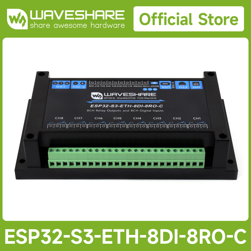 Modul Relai WiFi ESP32-S3 8 Sa - Waveshare Esp32 ulasan dan harga