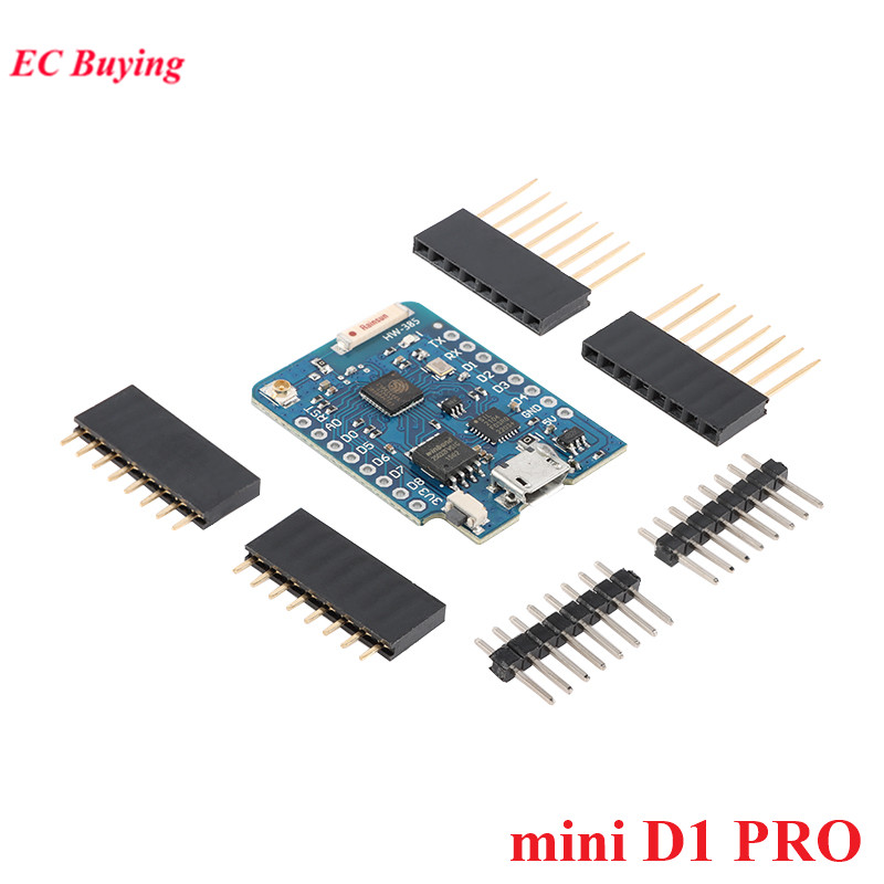 10 Buah/1 Buah WeMos LOLIN D1  - D1 Mini Pro ulasan dan harga