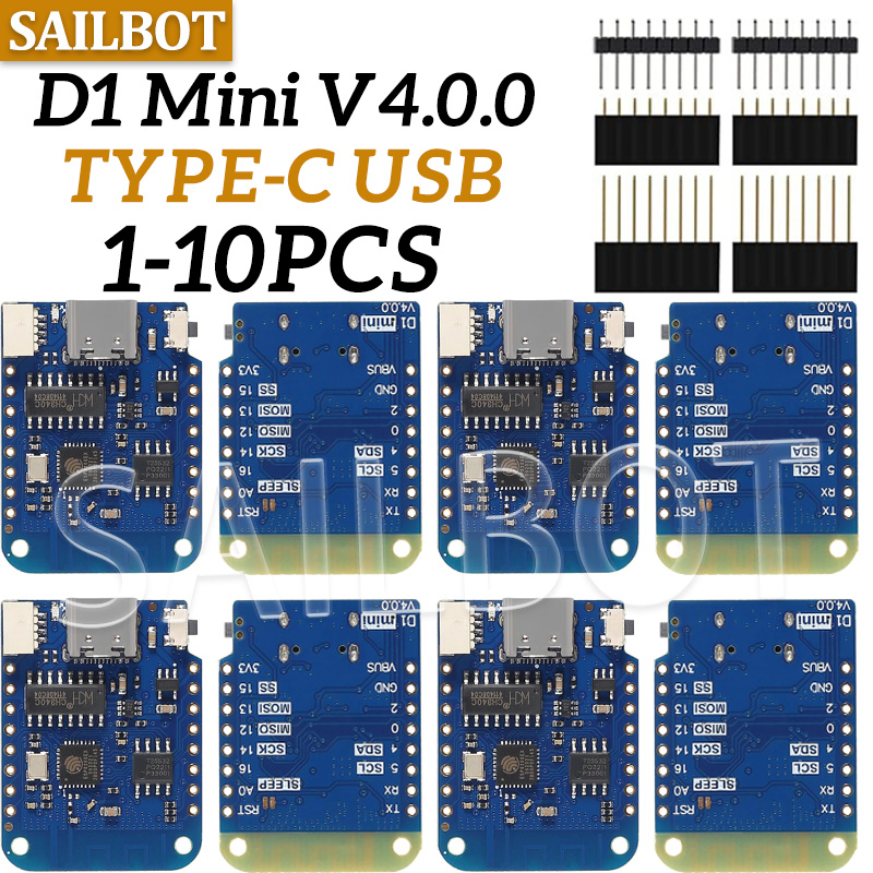 1-10 Buah WeMos D1 Mini ESP826 - Wemos D1 ulasan dan harga