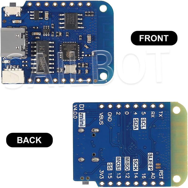 1-10 Buah WeMos D1 Mini ESP826 - Wemos D1 ulasan dan harga
