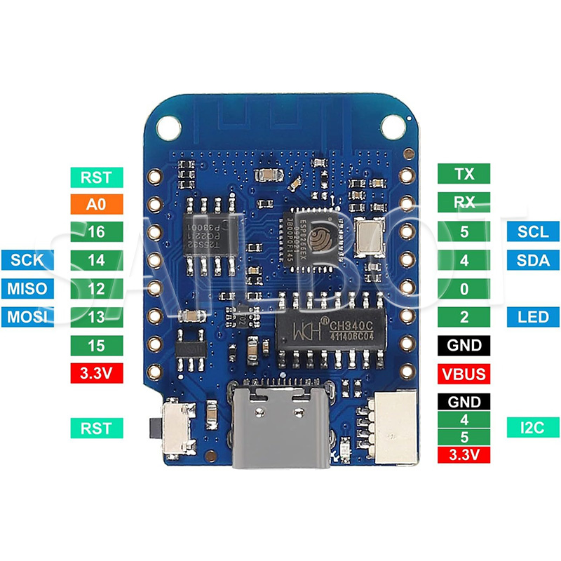 1-10 Buah WeMos D1 Mini ESP826 - Wemos D1 ulasan dan harga