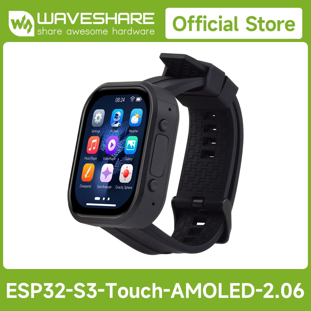 Waveshare ESP32-S3 2.06 Inci P - Waveshare Esp32 ulasan dan harga