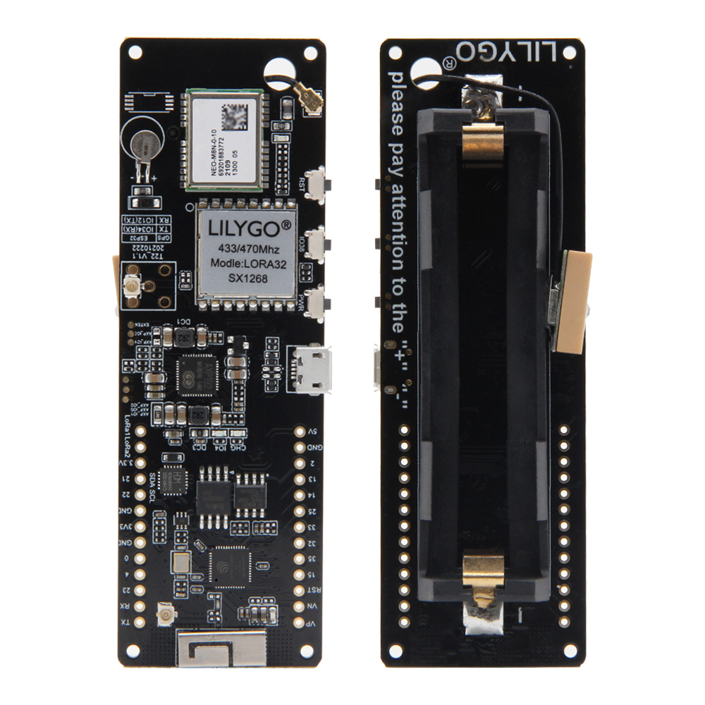 LILYGO® T-Beam V1.2 modul ESP3 - Devkitc ulasan dan harga