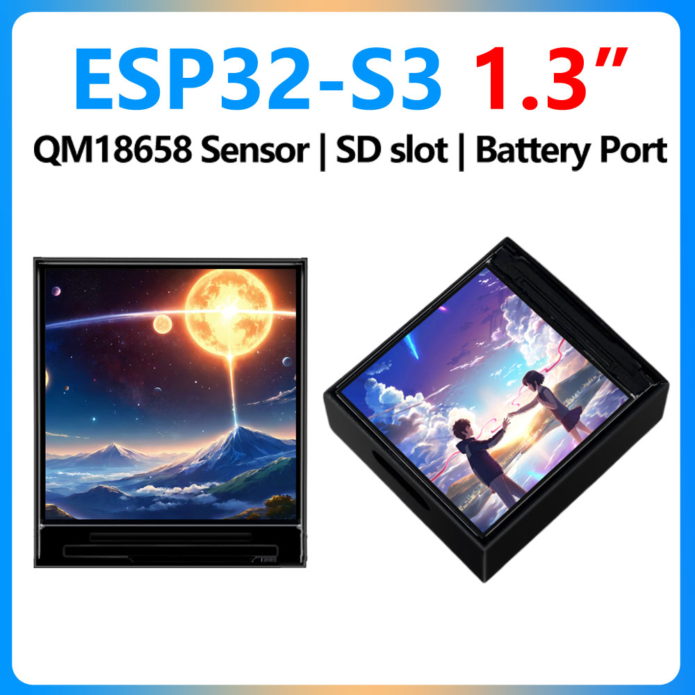 Waveshare ESP32-S3 1.3inch LCD - Lolin S3 ulasan dan harga