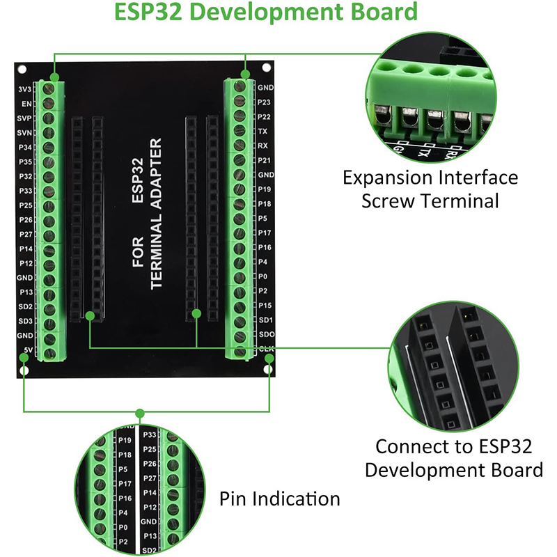 3 Buah Papan Breakout ESP32 38 - Nodemcu 32S ulasan dan harga
