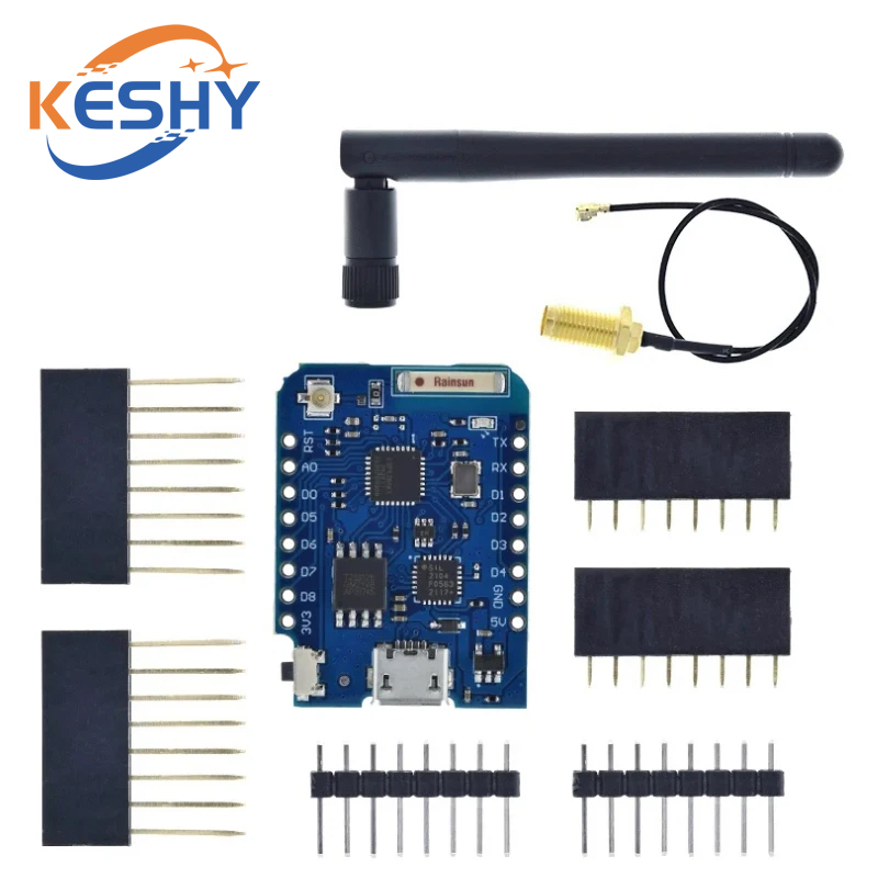 WEMOS D1 Mini Pro 16M Byte Kon - D1 Mini Pro ulasan dan harga