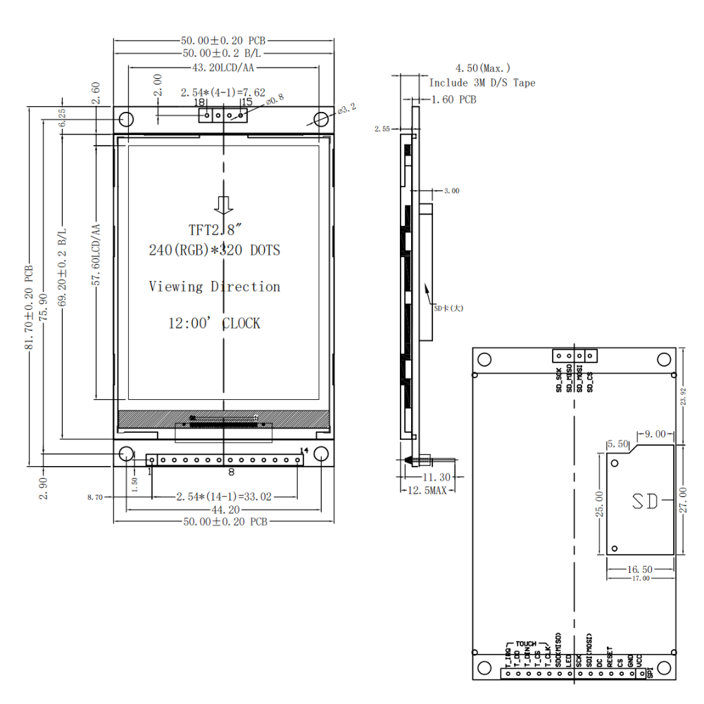 Modul Layar LCD TFT 2.8 Inci K - Esp32 S3 Devkitc 1 ulasan dan harga