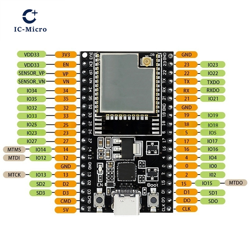 1-10 Buah Papan Inti ESP32-Dev - Nodemcu 32S ulasan dan harga