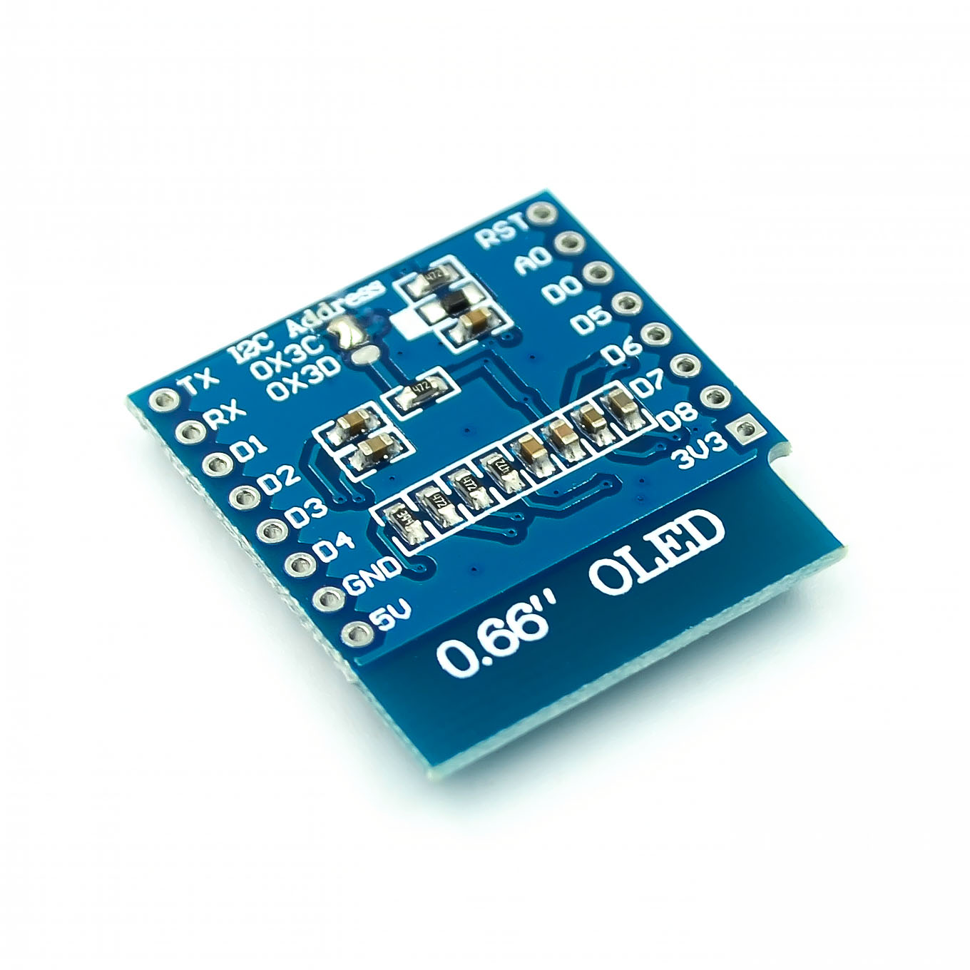 Modul Tampilan OLED No:0.66 In - Wemos D1 ulasan dan harga