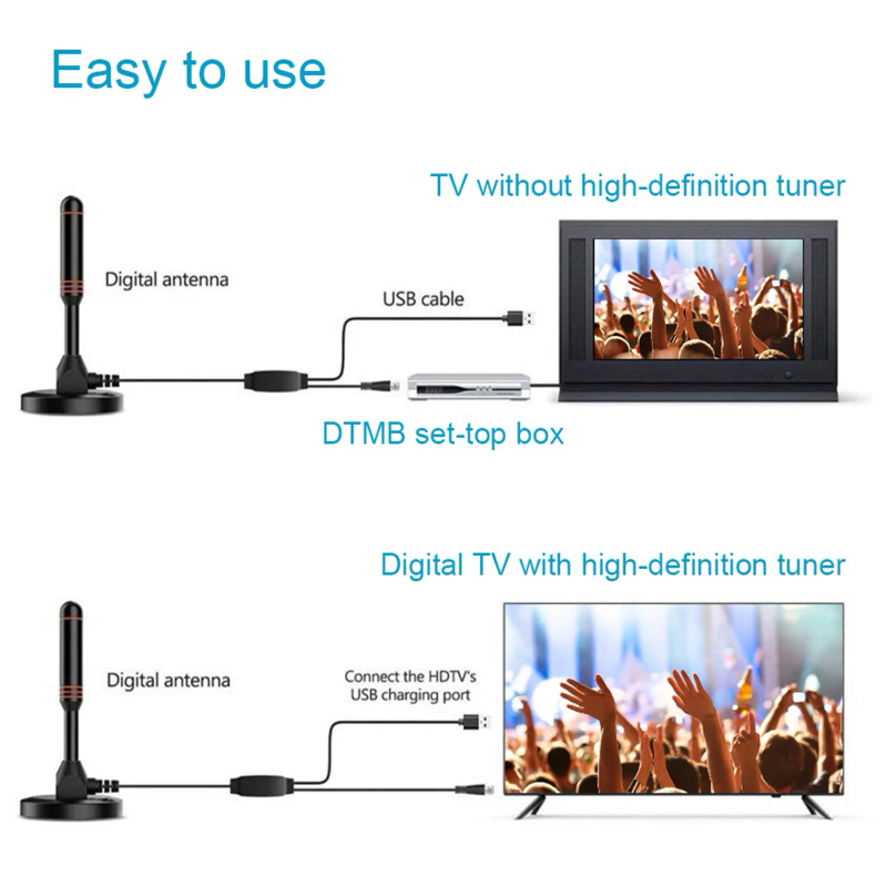 Antena TV Digital HD Portabel, - Devkitc ulasan dan harga