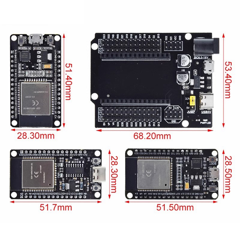 ESP32 Papan Pengembangan CP210 - Nodemcu 32S ulasan dan harga