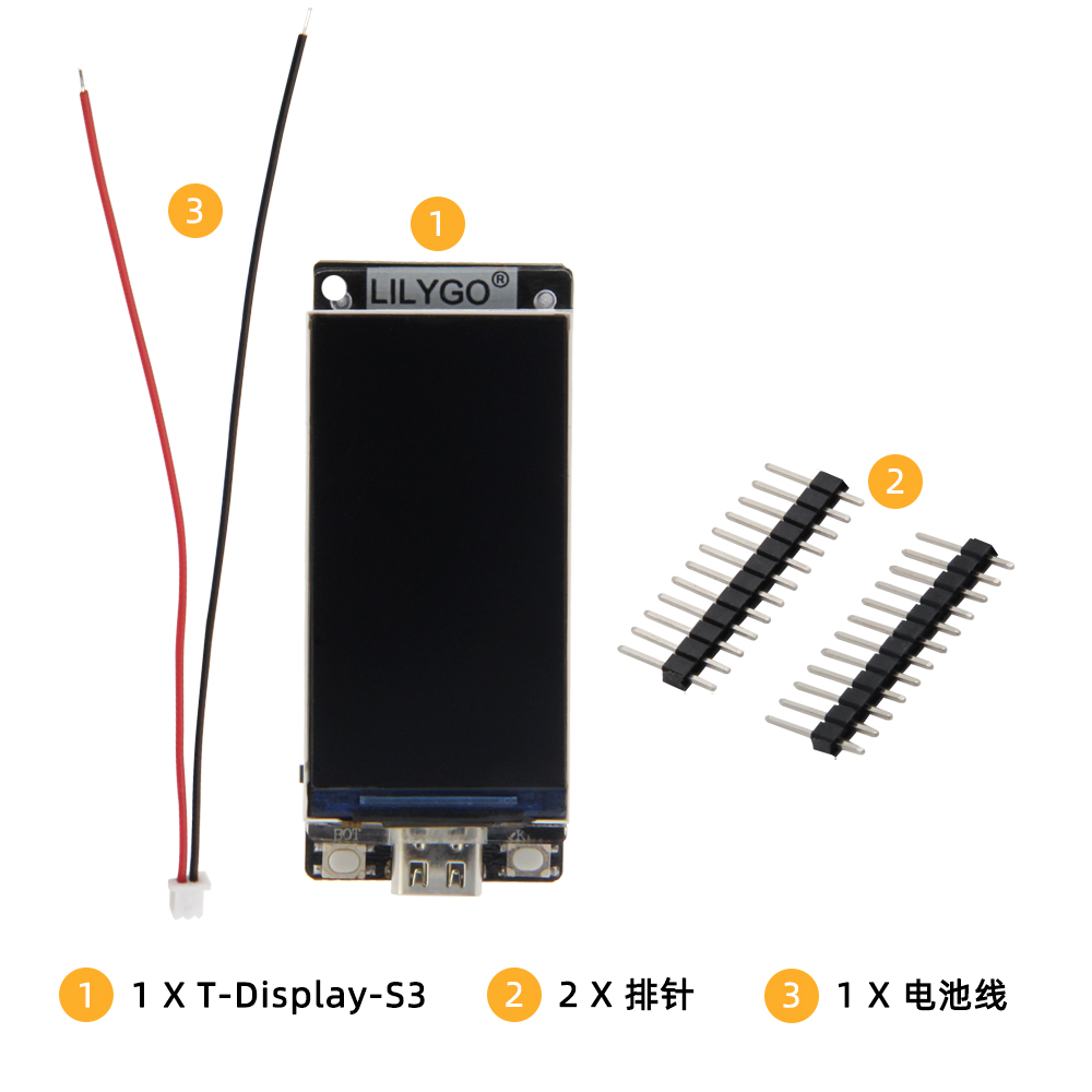 LILYGO T-Display-S3 Papan Peng - Lolin S3 ulasan dan harga
