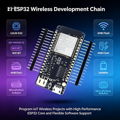 Wemos LOLIN D32 V1.0.0, Papan  - Lolin D32 ulasan dan harga