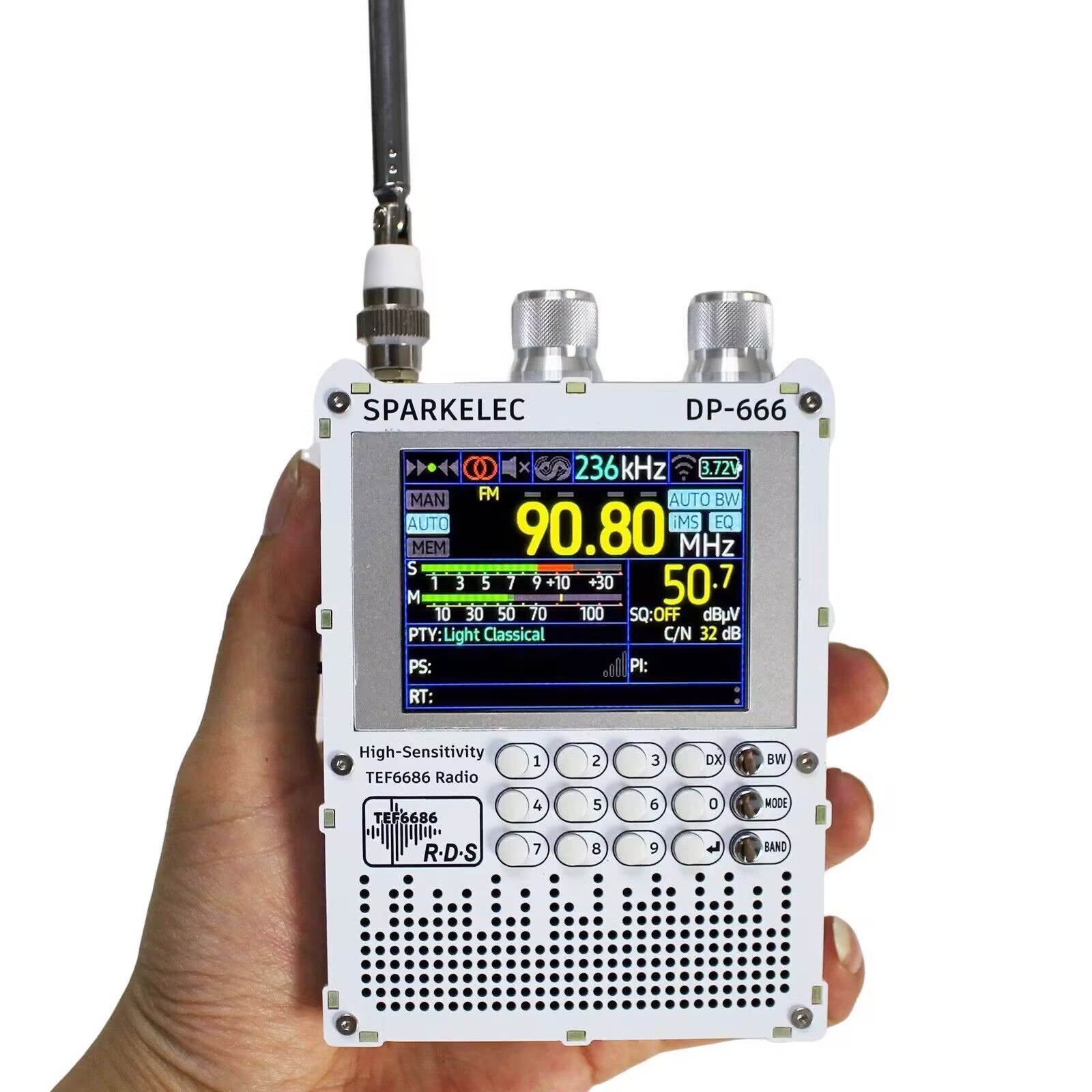 Radio DP-666 TEF6686 Baru Sens - Doit Esp32 ulasan dan harga