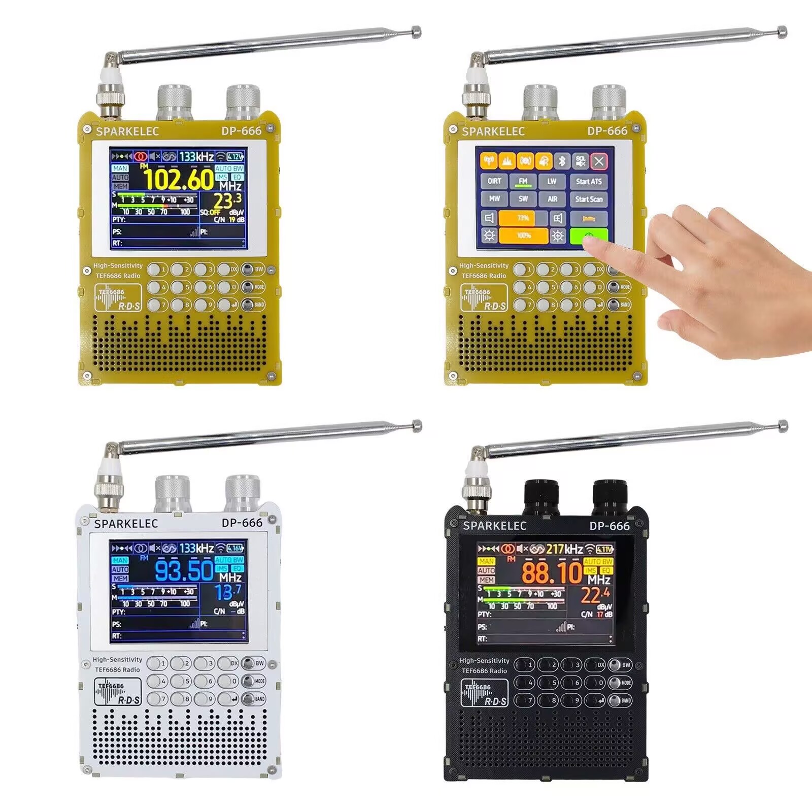 Radio DP-666 TEF6686 Baru Sens - Doit Esp32 ulasan dan harga